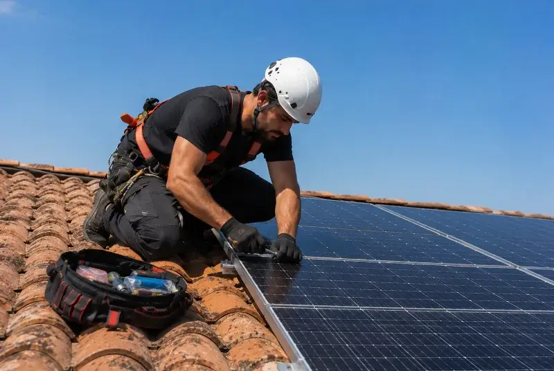 Maintenance et monitoring de panneaux solaires à Balansun