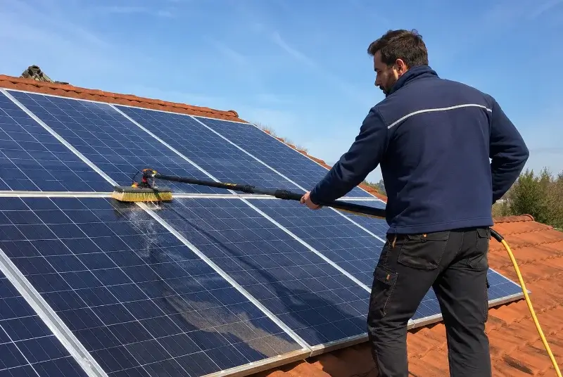 Nettoyage et entretien de panneaux solaires à Balansun